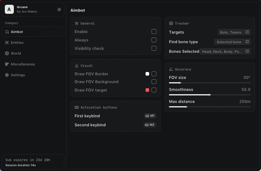 Arcane ARK Raiders